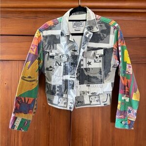 Rare Jordache cropped denim jacket